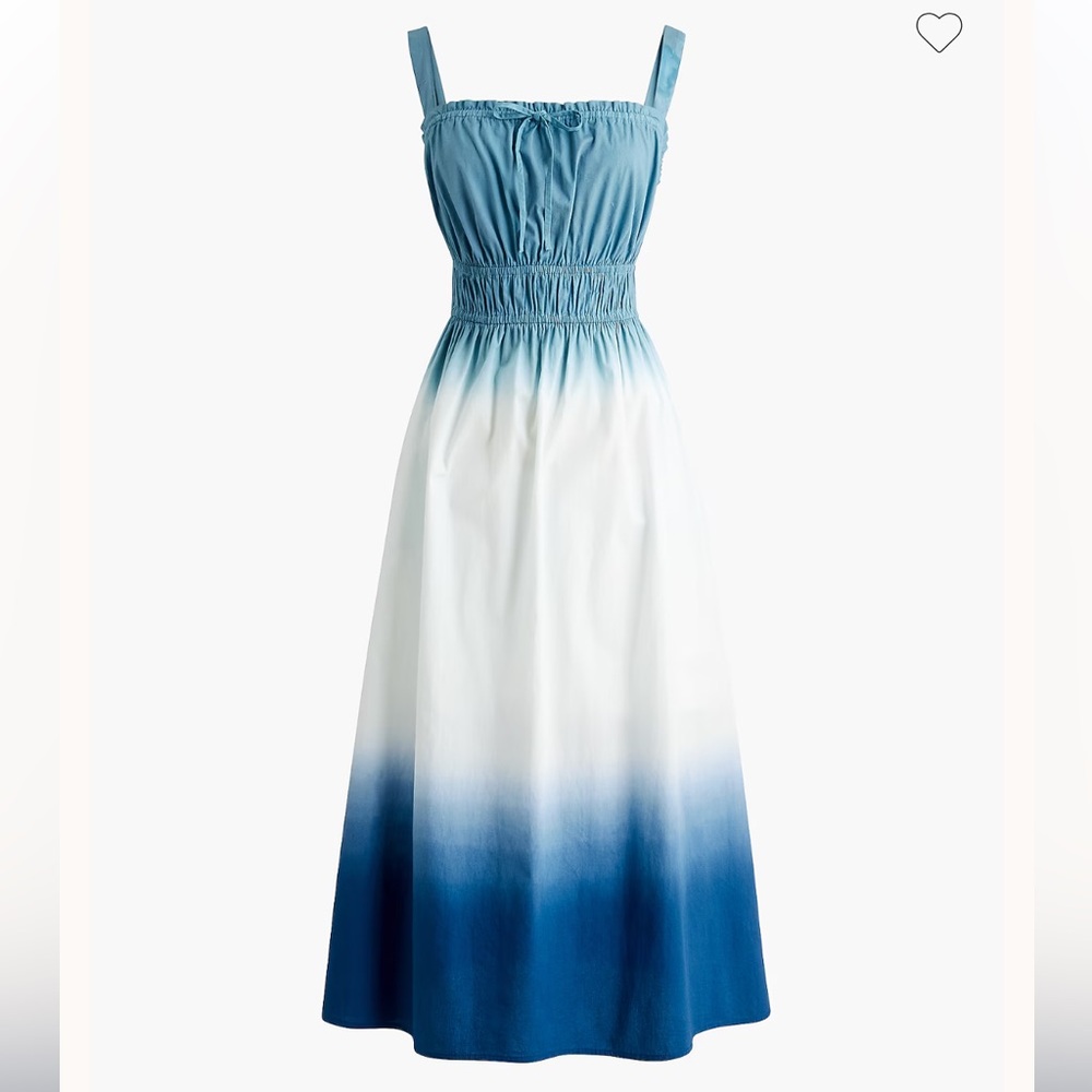 NWT J. Crew Ombré Midi Dress XL